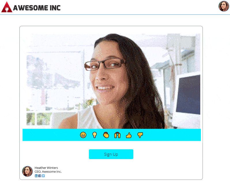 custom video page